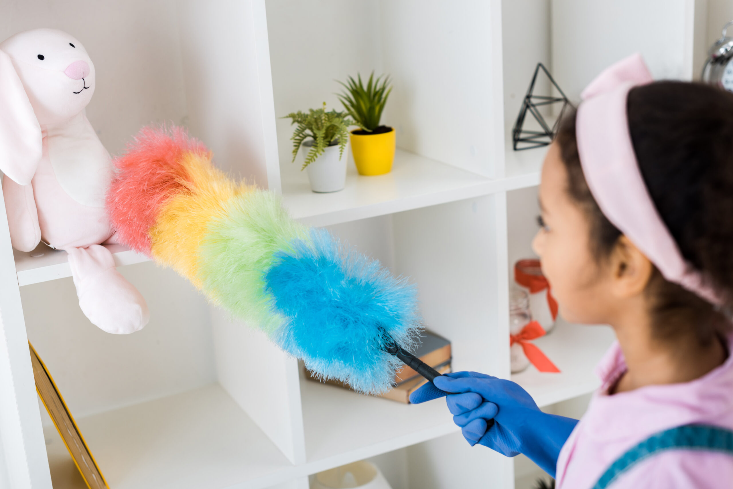 Hemstädning m vippa